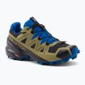 Férfi Salomon Speedcross 5 GTX zöld-kék trail cipő L41612400