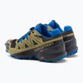 Férfi Salomon Speedcross 5 GTX zöld-kék trail cipő L41612400 3