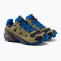 Férfi Salomon Speedcross 5 GTX zöld-kék trail cipő L41612400 5