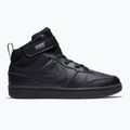 Gyermekcipő Nike Court Borough Mid 2 black/black/black