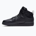 Gyermekcipő Nike Court Borough Mid 2 black/black/black 2