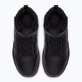Gyermekcipő Nike Court Borough Mid 2 black/black/black 4