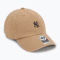 47 Márka MLB New York Yankees Base Runner sapka CLEAN UP khaki