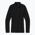 Női Smartwool Merino 250 Baselayer 1/4 Zip Boxed termál póló fekete 16374