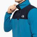 Férfi The North Face Homesafe Snap Neck Fleece Sweatshirt kék NF0A55HM49C1 5