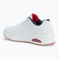 Férfi cipő SKECHERS Uno Stand On Air white/navy/red 3