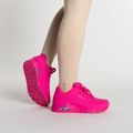 női cipő SKECHERS Uno Night Shades hot pink 2
