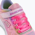 SKECHERS Go Run 600 Shimmer Speeder gyermek edzőcipő világos rózsaszín/multi 8