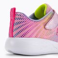 SKECHERS Go Run 600 Shimmer Speeder gyermek edzőcipő világos rózsaszín/multi 9