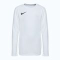 Nike Dri-Fit Park VII gyermek labdarúgó hosszú ujjú fehér/fekete