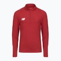 Gyermek labdarúgó pulóver New Balance Training 1/4 Zip kötött bordó NBEJT9035