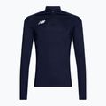 Férfi labdarúgó pulóver New Balance Training 1/4 Zip kötött tengerészkék NBEMT9035
