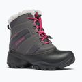 Columbia Rope Tow III WP Girl gyermek hócipő sötétszürke/hő rózsaszínű 11
