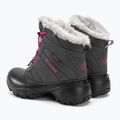 Columbia Rope Tow III WP Girl gyermek hócipő sötétszürke/hő rózsaszínű 3