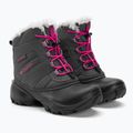 Columbia Rope Tow III WP Girl gyermek hócipő sötétszürke/hő rózsaszínű 4