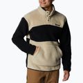 Columbia Rugged Ridge Sherpa 1/2 férfi fleece pulóver bézs és fekete 1952393 4