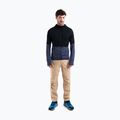 Férfi trekking pulóver icebreaker Merino 200 Realfleece™ Descender black/graphite/cb 2