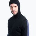 Férfi trekking pulóver icebreaker Merino 200 Realfleece™ Descender black/graphite/cb 4