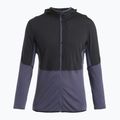 Férfi trekking pulóver icebreaker Merino 200 Realfleece™ Descender black/graphite/cb 6