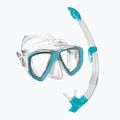 Snorkeling készlet Mares Combo Trygon aqua/white/clear