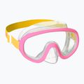 Gyerek snorkeling készlet Mares Combo Jelly pink/yellow/clear 2