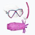 Gyermek snorkeling szett Mares Combo Zoo magenta