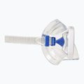 Gyermek snorkel szett Mares Tapu Jr blue/white/clear 3