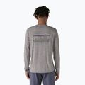 Férfi Patagonia Cap Cool Daily Graphic Shirt 73 skyline/tollszürke hosszú ujjú póló 5