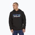 Patagonia P-6 Logo melegítőfelső Uprisal fekete