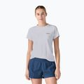 Női trekking póló Patagonia P-6 Logo Responsibili-Tee white