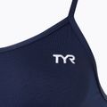 Női egyrészes fürdőruha TYR Solid Trinityfit Durafast Elite tengerészkék színű 3