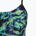 Női egyrészes fürdőruha TYR Durafast Elite Energy Cutoutfit zöld 3