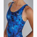 Női egyrészes fürdőruha TYR Durafast Elite Radiant Flare Maxfit kék 5