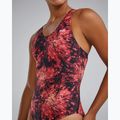 Női egyrészes fürdőruha TYR Durafast Elite Radiant Flare Maxfit piros 5