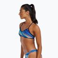TYR Riptidal Trinity teal/narancs színű fürdőruha felső 3