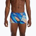 Férfi úszó boxeralsó TYR Durafast Elite Riptidal Square Leg teal/orange 4