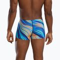 Férfi úszó boxeralsó TYR Durafast Elite Riptidal Square Leg teal/orange 5