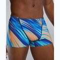Férfi úszó boxeralsó TYR Durafast Elite Riptidal Square Leg teal/orange 8