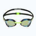 TYR Tracer-X Elite Racing tükrös fekete/lime úszószemüveg 2