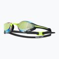 TYR Tracer-X Elite Racing tükrös fekete/lime úszószemüveg