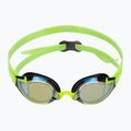 TYR Stealth-X Performance Mirrored electro lime úszószemüveg 2