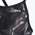 Női egyrészes úszódressz TYR Durafast Elite Waveform Diamondfit titanium 3
