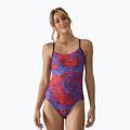 Női egyrészes fürdőruha Tyr Cutoutfit Hodori orange/purple