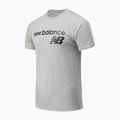 Férfi New Balance Classic Core Core Logo szürke póló