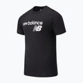 Férfi New Balance Classic Core Core Logo póló fekete