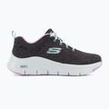 Női edzőcipő SKECHERS Arch Fit Comfy Wave fekete/lila 2