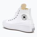 Converse női tornacipő Chuck Taylor All Star Move Platform Hi fehér/természetes elefántcsont/fekete 4