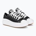 Női tornacipő Converse Chuck Taylor All Star Move Canvas Platform Ox fekete/fehér/fehér 4