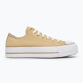 Converse női tornacipő Chuck Taylor All Star Lift Platform Herringbone Stripe utility sunflower/trek tan 2