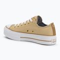 Converse női tornacipő Chuck Taylor All Star Lift Platform Herringbone Stripe utility sunflower/trek tan 3